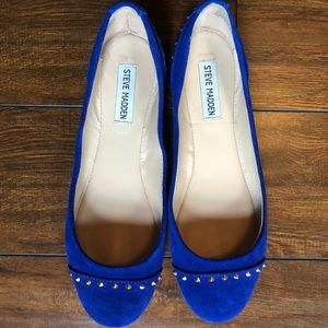 Steve Madden Blue Suede Flat